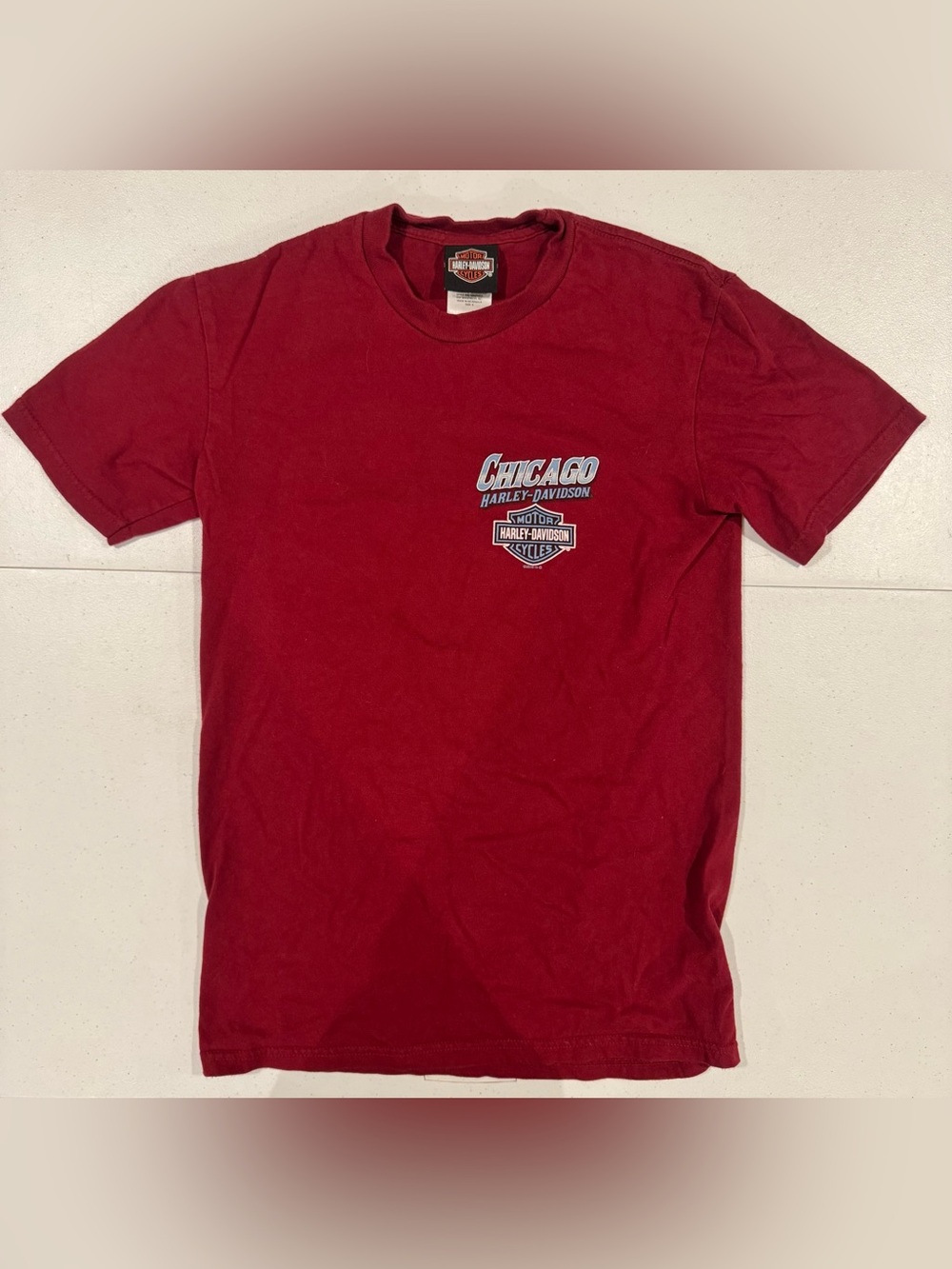 Harley Davidson Chicago t shirt size small motorcycle